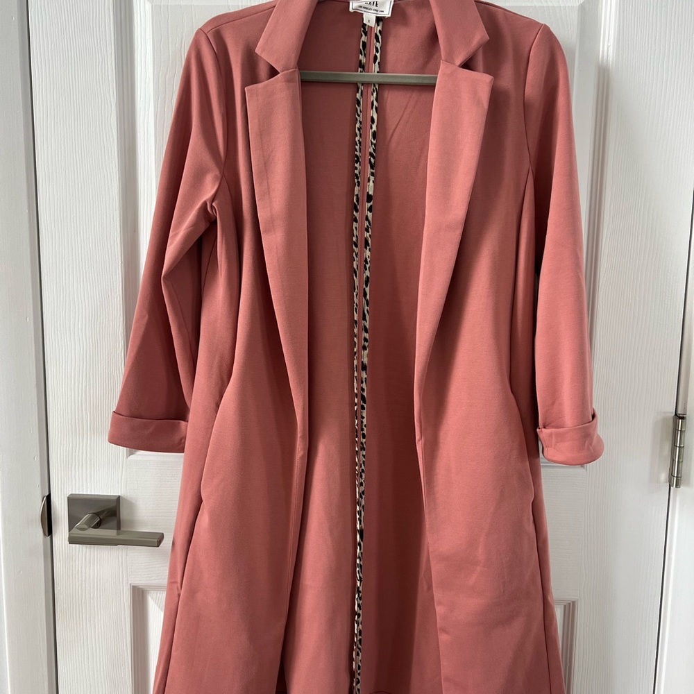 Women's Pink Trench Coat